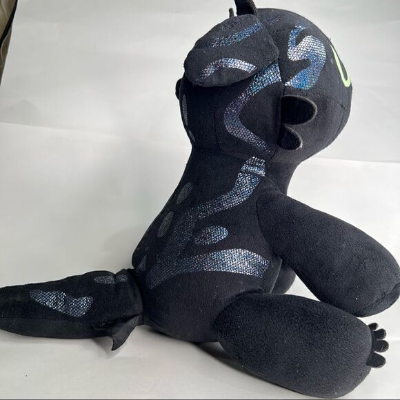Build-A-Bear Black Dragon How to Train Your Dragon Plush - Picture 7 of 13